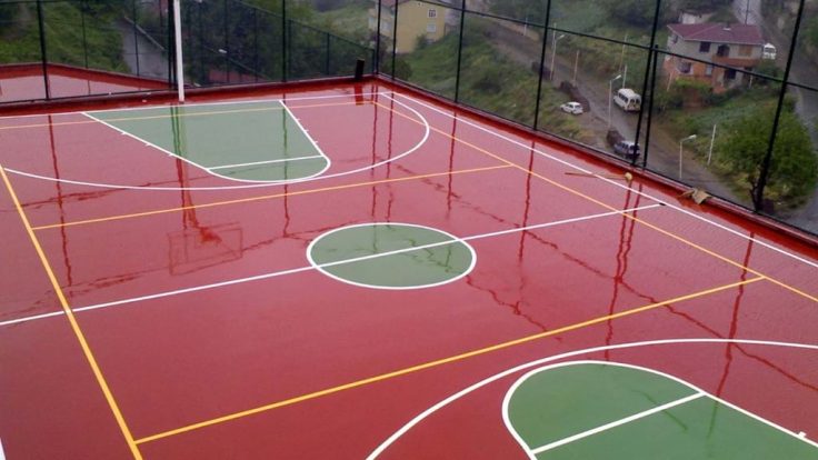 Kauçuk Spor Zemin Kaplama